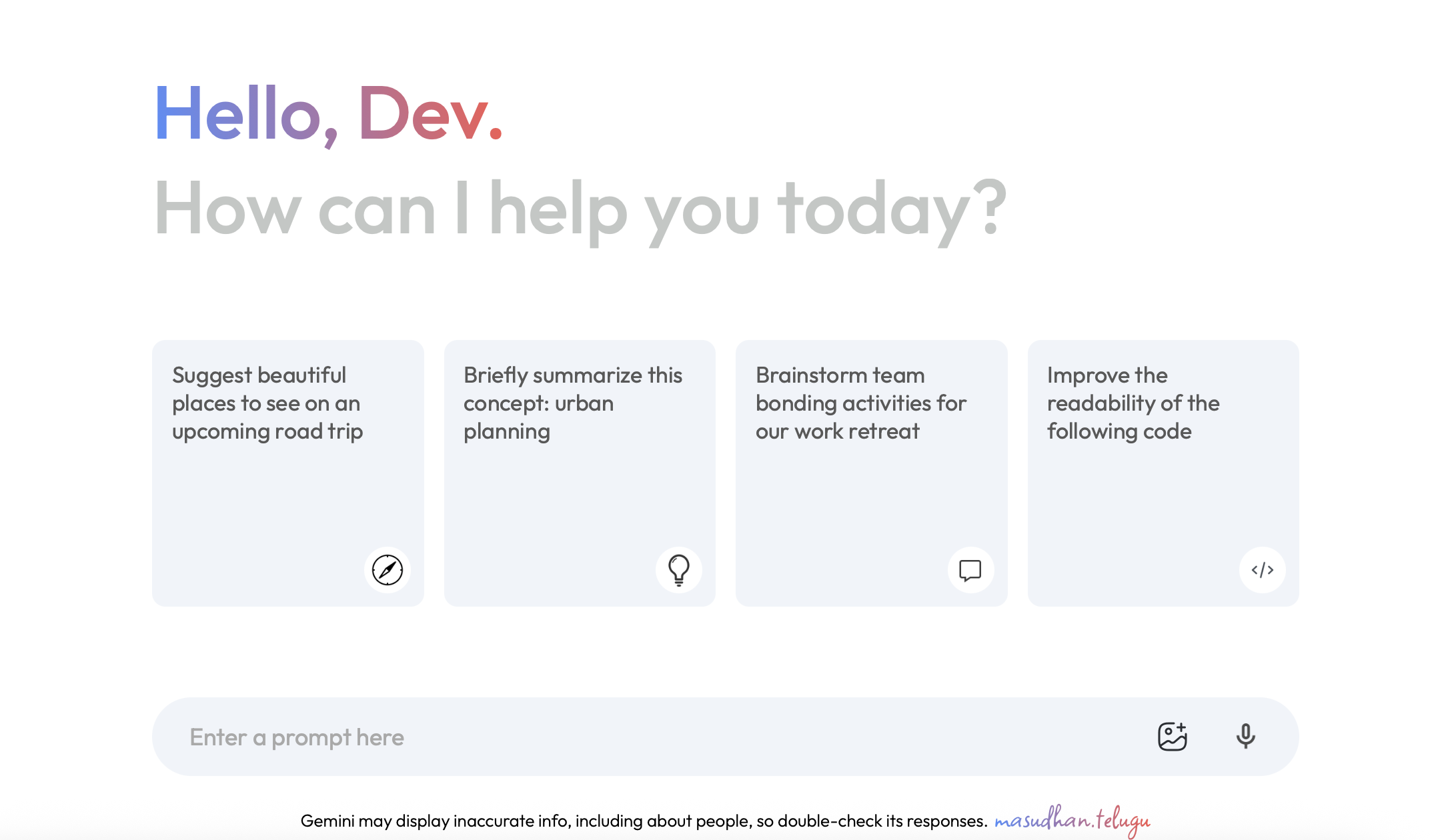 Gemini AI Chatbot